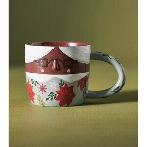 Anthropologie Mrs. Claus Santa Christmas Mug By Fotini Tikkou